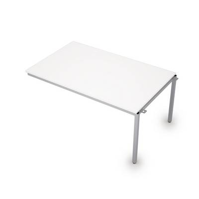 Avance 6МПС.004 (Белый/алюминий матовый) Бенч-система для переговорных столов, средний модуль