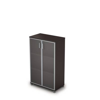 Avance 6Ш.017.4 (Венге) Шкаф для документов средний со стеклом