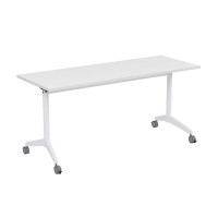 Bend 8СР.104-S (Белый/Белый) Складной прямолинейный стол-трансформер Simple