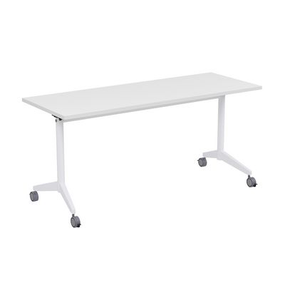 Bend 8СР.104-S (Белый/Белый) Складной прямолинейный стол-трансформер Simple