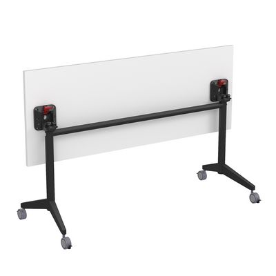 Bend 8СР.104-S (Белый/Черный) Складной прямолинейный стол-трансформер Simple