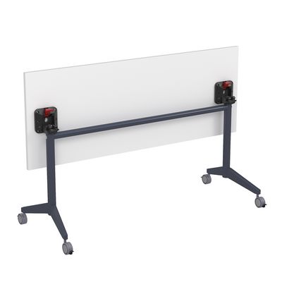 Bend 8СР.104-S (Белый/Графит) Складной прямолинейный стол-трансформер Simple