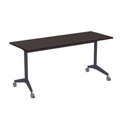 Bend 8СР.104-S (Венге/Графит) Складной прямолинейный стол-трансформер Simple