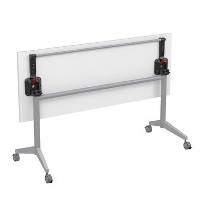 Bend 8СР.104 (Белый/Алюминий матовый) Складной прямолинейный стол-трансформер