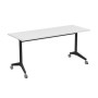Bend 8СР.104 (Белый/Черный) Складной прямолинейный стол-трансформер