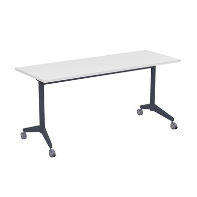 Bend 8СР.104 (Белый/Графит) Складной прямолинейный стол-трансформер