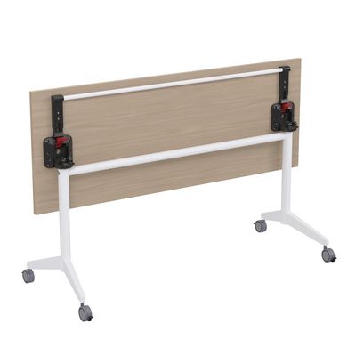 Bend 8СР.104 (Шамони светлый/Белый) Складной прямолинейный стол-трансформер