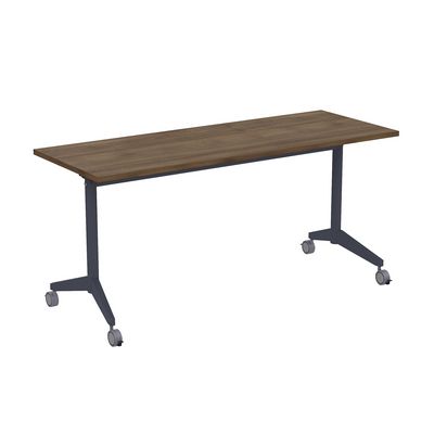 Bend 8СР.104 (Шамони темный/Графит) Складной прямолинейный стол-трансформер