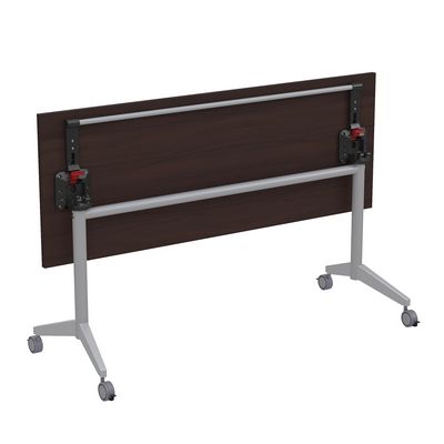 Bend 8СР.104 (Венге/Алюминий матовый) Складной прямолинейный стол-трансформер