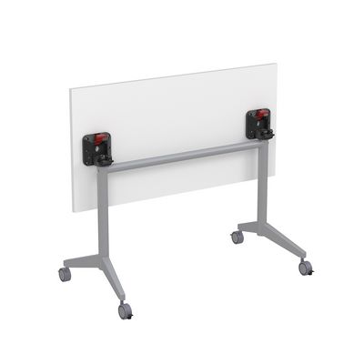 Bend 8СР.108-S (Белый/Алюминий матовый) Складной прямолинейный стол-трансформер Simple