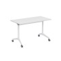 Bend 8СР.108-S (Белый/Белый) Складной прямолинейный стол-трансформер Simple
