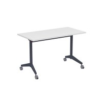 Bend 8СР.108-S (Белый/Графит) Складной прямолинейный стол-трансформер Simple