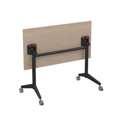 Bend 8СР.108-S (Шамони светлый/Черный) Складной прямолинейный стол-трансформер Simple