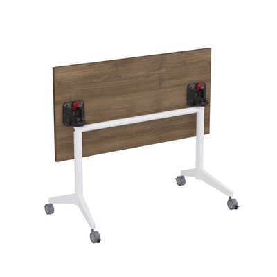 Bend 8СР.108-S (Шамони темный/Белый) Складной прямолинейный стол-трансформер Simple