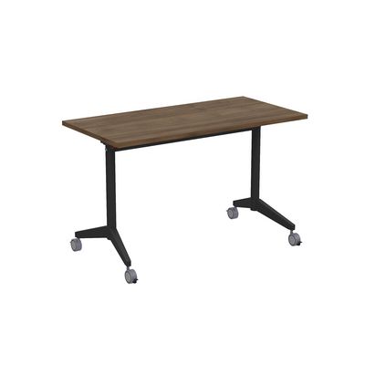 Bend 8СР.108-S (Шамони темный/Черный) Складной прямолинейный стол-трансформер Simple