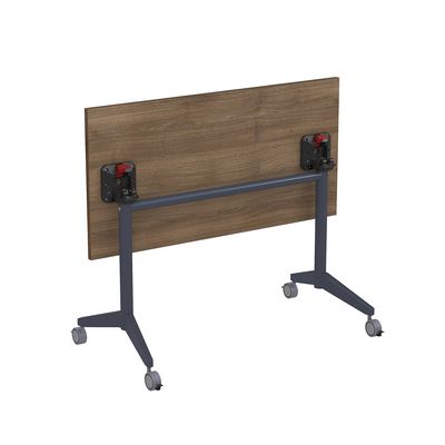 Bend 8СР.108-S (Шамони темный/Графит) Складной прямолинейный стол-трансформер Simple