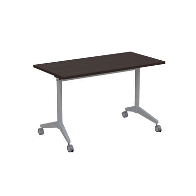 Bend 8СР.108-S (Венге/Алюминий матовый) Складной прямолинейный стол-трансформер Simple