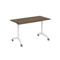 Bend 8СР.108 (Шамони темный/Белый) Складной прямолинейный стол-трансформер