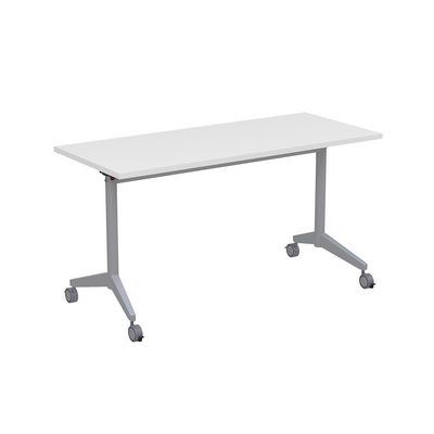 Bend 8СР.109-S (Белый/Алюминий матовый) Складной прямолинейный стол-трансформер Simple