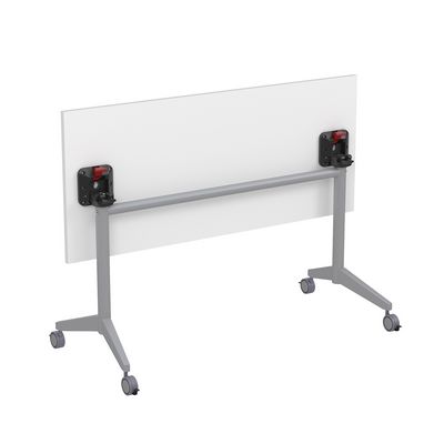 Bend 8СР.109-S (Белый/Алюминий матовый) Складной прямолинейный стол-трансформер Simple