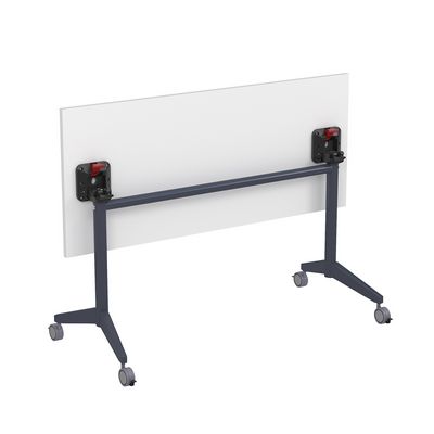 Bend 8СР.109-S (Белый/Графит) Складной прямолинейный стол-трансформер Simple