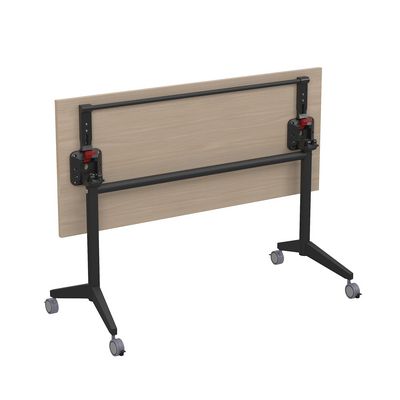 Bend 8СР.109 (Шамони светлый/Черный) Складной прямолинейный стол-трансформер