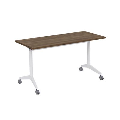 Bend 8СР.109 (Шамони темный/Белый) Складной прямолинейный стол-трансформер