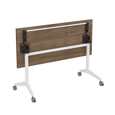 Bend 8СР.109 (Шамони темный/Белый) Складной прямолинейный стол-трансформер