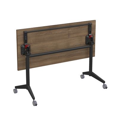 Bend 8СР.109 (Шамони темный/Черный) Складной прямолинейный стол-трансформер