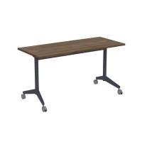 Bend 8СР.109 (Шамони темный/Графит) Складной прямолинейный стол-трансформер