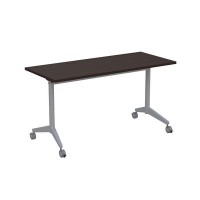 Bend 8СР.109 (Венге/Алюминий матовый) Складной прямолинейный стол-трансформер