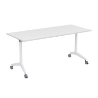 Bend 8СР.114-S (Белый/Белый) Складной прямолинейный стол-трансформер Simple