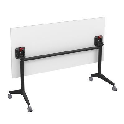 Bend 8СР.114-S (Белый/Черный) Складной прямолинейный стол-трансформер Simple