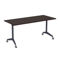 Bend 8СР.114-S (Венге/Графит) Складной прямолинейный стол-трансформер Simple