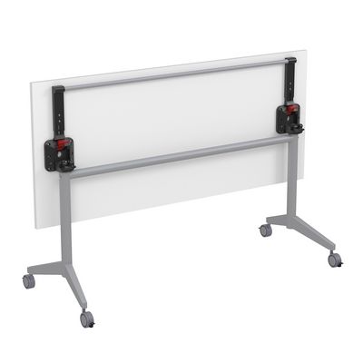 Bend 8СР.114 (Белый/Алюминий матовый) Складной прямолинейный стол-трансформер