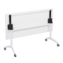 Bend 8СР.114 (Белый/Белый) Складной прямолинейный стол-трансформер
