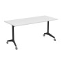 Bend 8СР.114 (Белый/Черный) Складной прямолинейный стол-трансформер