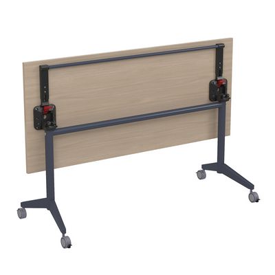 Bend 8СР.114 (Шамони светлый/Графит) Складной прямолинейный стол-трансформер