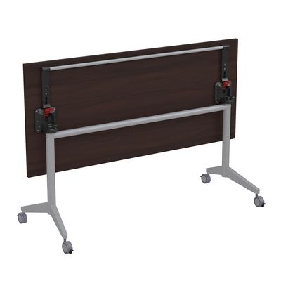 Bend 8СР.114 (Венге/Алюминий матовый) Складной прямолинейный стол-трансформер