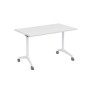 Bend 8СР.118-S (Белый/Белый) Складной прямолинейный стол-трансформер Simple
