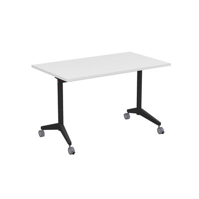 Bend 8СР.118-S (Белый/Черный) Складной прямолинейный стол-трансформер Simple