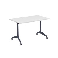 Bend 8СР.118-S (Белый/Графит) Складной прямолинейный стол-трансформер Simple