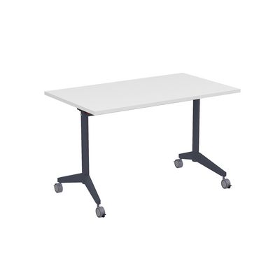 Bend 8СР.118-S (Белый/Графит) Складной прямолинейный стол-трансформер Simple