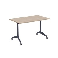 Bend 8СР.118-S (Шамони светлый/Графит) Складной прямолинейный стол-трансформер Simple