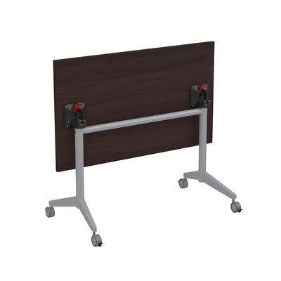 Bend 8СР.118-S (Венге/Алюминий матовый) Складной прямолинейный стол-трансформер Simple