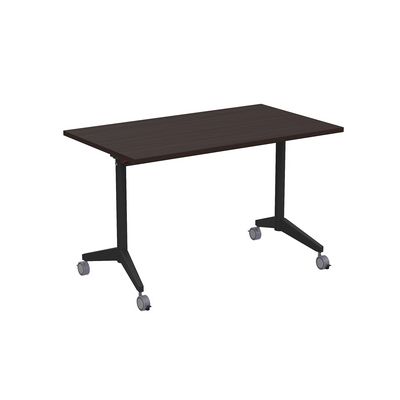 Bend 8СР.118-S (Венге/Черный) Складной прямолинейный стол-трансформер Simple