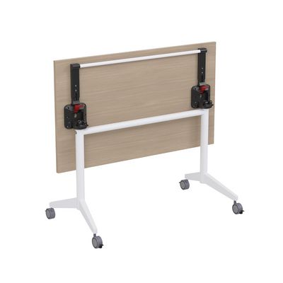 Bend 8СР.118 (Шамони светлый/Белый) Складной прямолинейный стол-трансформер