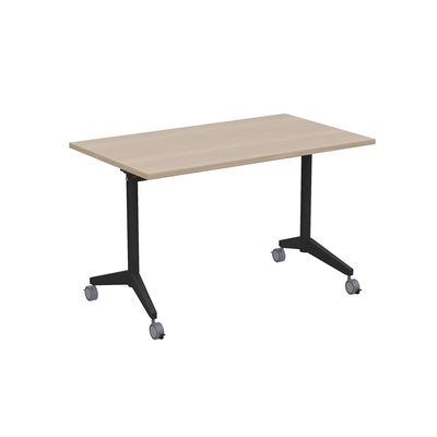 Bend 8СР.118 (Шамони светлый/Черный) Складной прямолинейный стол-трансформер