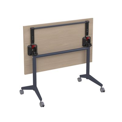 Bend 8СР.118 (Шамони светлый/Графит) Складной прямолинейный стол-трансформер