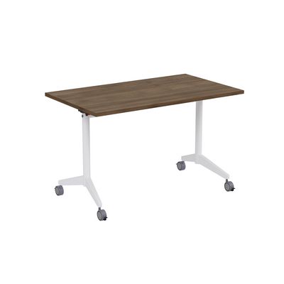 Bend 8СР.118 (Шамони темный/Белый) Складной прямолинейный стол-трансформер